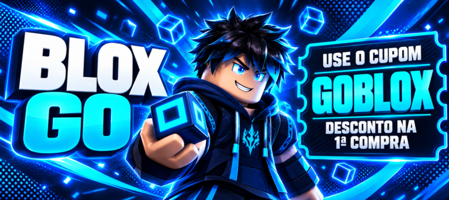 BloxGo — use o cupom GOBLOX para desconto na primeira compra
