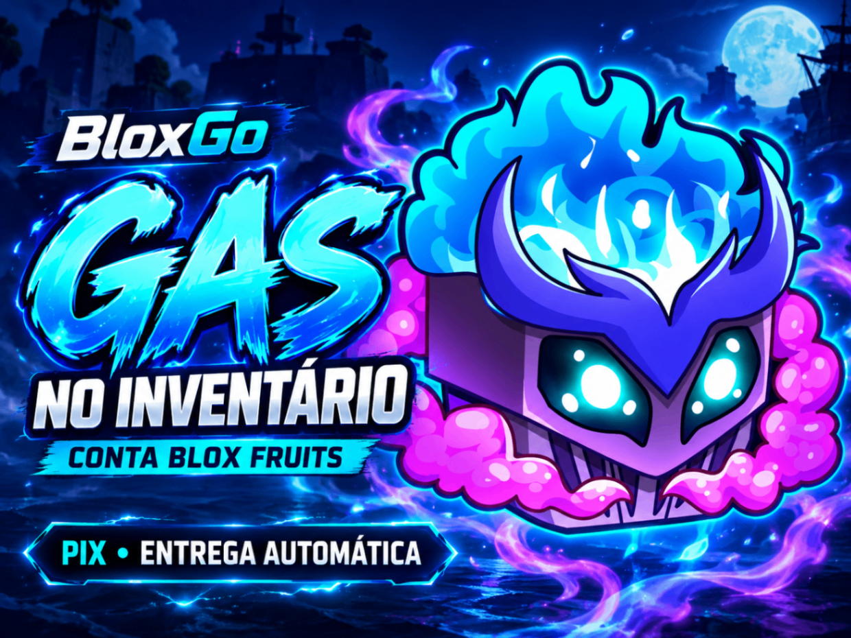 💨 Gas no Inventário • Conta Blox Fruits
