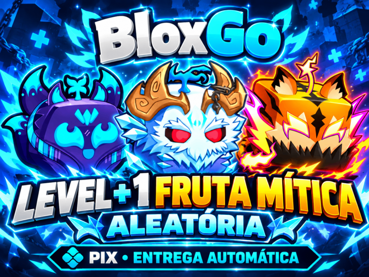 🍀 Level + 1 Fruta Mítica • Conta Aleatória